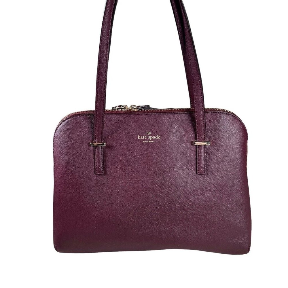 Kate Spade Cedar Street Maise Satchel Mulled Wine PXRU4471 [NO detachable strap]